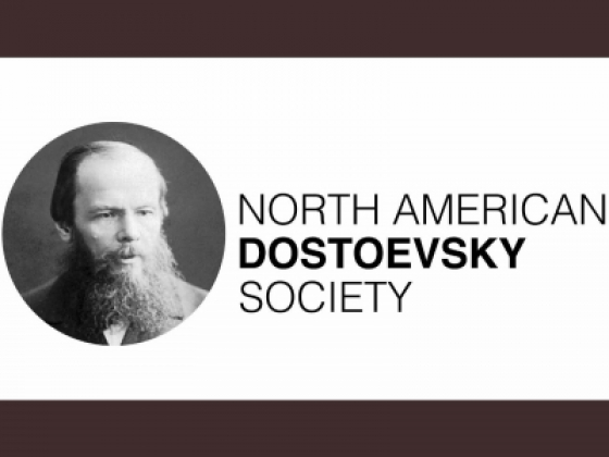 North American Dostoevksy Society with photo of Dostoevsky