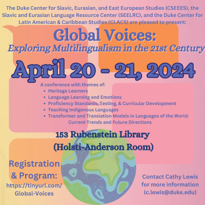 Global Voices conference flyer